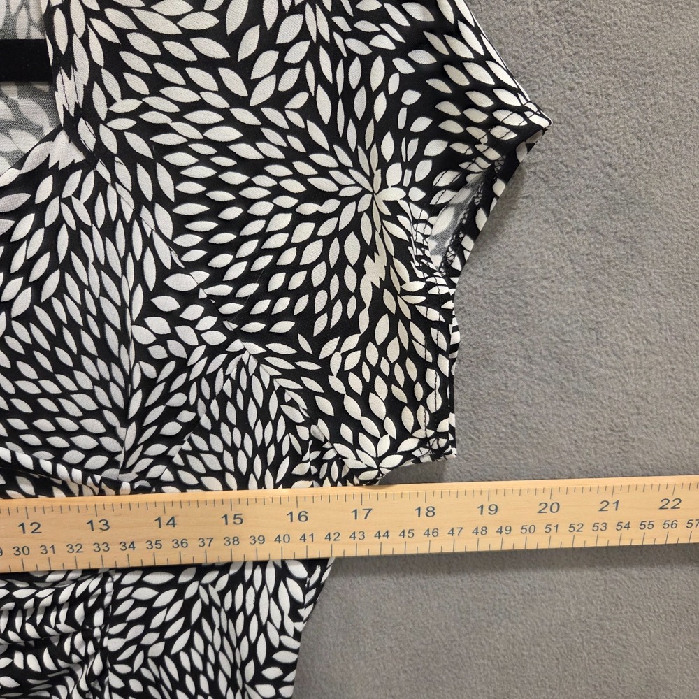 Susan Lawrence Faux Wrap Blouse Top Women's Size PL Business Casual Office‎ - Picture 4 of 5